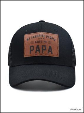 Papa Trucker Hat for Men Adjustable Baseball Cap Dad Father Grandpa Gift